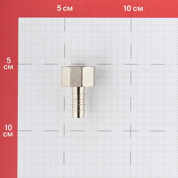Штуцер Valtec для присоединения шланга 1/2 ВР(г) х 10 мм латунный (VTr.654.N.0410)