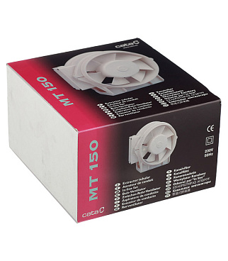 Вентилятор канальный осевой Cata MT-150 d150 мм слоновая кость