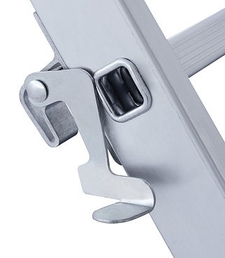 Лестница алюминиевая трансформер двухсекционная 12 ступеней Новая высота бытовая