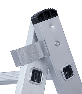 Лестница алюминиевая трансформер двухсекционная 9 ступеней Новая высота бытовая