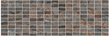 Театро Декор коричневый мозаичный MM12143 25х75