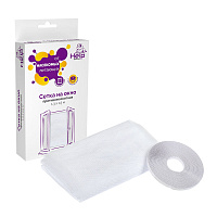 Сетка антимоскитная на окно с крепежной лентой Help 130х150 см