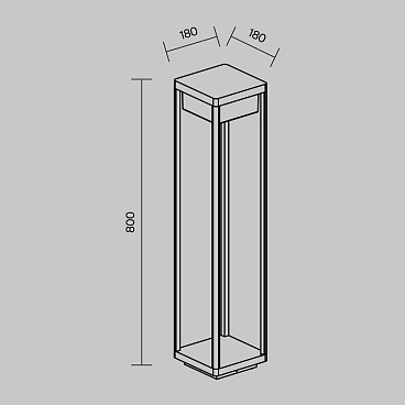 Ландшафтный светильник Outdoor O021FL-L10B3K