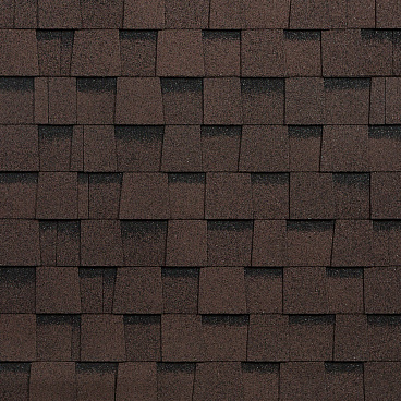 Черепица гибкая Шинглас Фазенда многослойная коричневая 2,6 м.кв