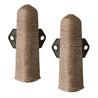 Угол наружный Деконика 100 мм дуб рустик Г-профиль (2 шт.)