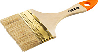 Кисть флейцевая DEXX, деревянная ручка, натуральная щетина, индивидуальная упаковка, 100мм