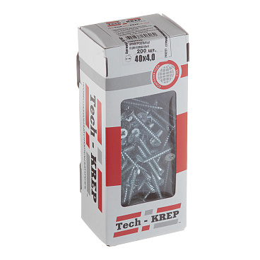 Саморезы универсальные 40x4,0 мм оцинкованные (200 шт.)