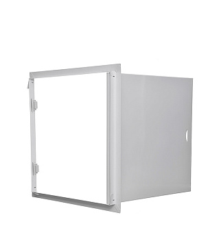 Люк ревизионный Era стальной 500х500 мм врезной с ручкой