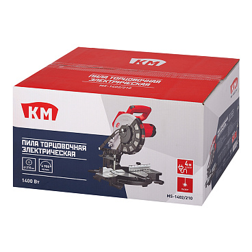 Пила торцовочная электрическая КМ MS-1402/210 1400 Вт 210 мм