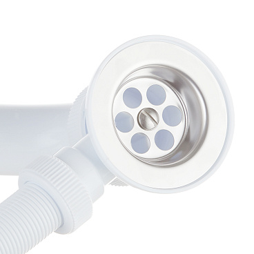 Сифон для ванны Virplast 1 1/2х40 мм с выпуском d70 мм с соединением 40/50 мм (30980654)