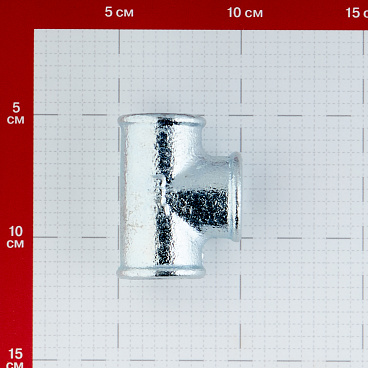 Тройник Gebo Platinum (130-5V) 3/4 ВР(г) х 3/4 ВР(г) х 3/4 ВР(г) чугунный оцинкованный