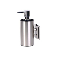 Дозатор для мыла Zenfort B3368F с держателем металл серебро (106703)