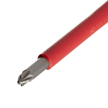 Отвертка диэлектрическая крестовая 80 мм 1000 В Wera (WE-100021) PZ-FL