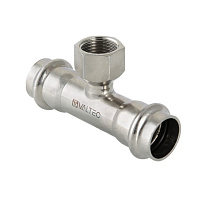 Тройник Valtec (VTi.932.I.180418) 18 мм х 1/2 ВР(г) х 18 мм нержавеющая сталь