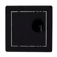 Люк ревизионный Центр Тагис ЛР пластиковый 150х150 мм врезной черный