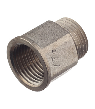 Удлинитель Valtec 20 мм х 1/2 ВР(г) х 1/2 НР(ш) латунный (VTr.197.N.0420)