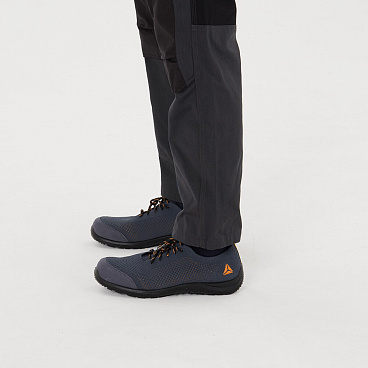 Полуботинки мужские поликоттон с защитным подноском размер 43 серый/оранжевый Delta Plus Summer2 (SUMM2SPGR43)