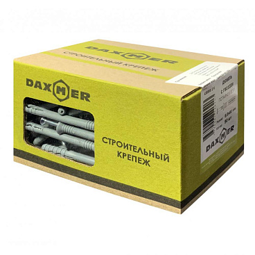 Дюбель-гвоздь 6x80 мм потайная манжета полипропилен (90 шт.)