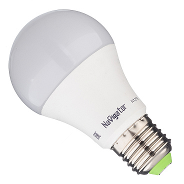 Лампа светодиодная Navigator E27 4000К 10 Вт 850 Лм 220 В груша A60 матовая диммируемая