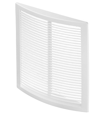 Решетка вентиляционная пластиковая приточно-вытяжная Era РЦ 200х300 мм с сеткой белая