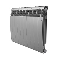 Радиатор биметаллический Royal Thermo BiLiner B 500 мм 8 секций 1" боковое подключение серебристый