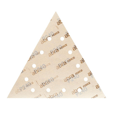 Лист шлифовальный треугольный Abraforce Gold 280 мм Р240 на липучку бумажная основа (3 шт.) (АМ191023)