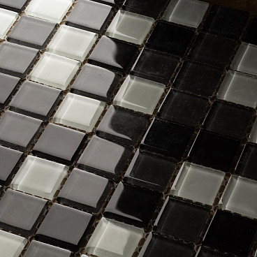 Мозаика Mir Mosaic Natural Color palette микс стеклянная 320х320х4 мм глянцевая