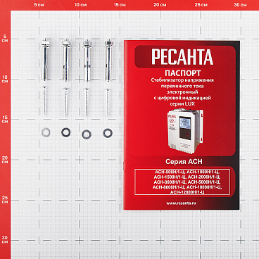 Стабилизатор напряжения Ресанта АСН-12000 Н/1-Ц  Lux однофазный 220 В 12 кВт навесной