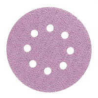 Диск шлифовальный КМ Purple d125 мм P40 на липучку бумажная основа (5 шт.)