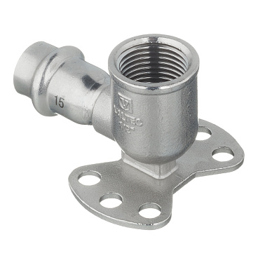 Водорозетка Valtec (VTi.954.I.001504) 15 мм х 1/2 ВР(г) нержавеющая сталь