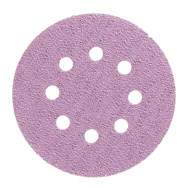Диск шлифовальный КМ Purple d125 мм P40 на липучку бумажная основа (5 шт.)