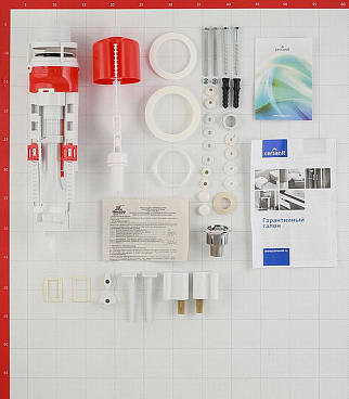 Унитаз-компакт Cersanit Trento с горизонтальным выпуском с сиденьем термопласт микролифт белый (S-KO-TR011-3/6-PL-w)