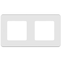 Рамка Legrand Inspiria двухместная белая (673940)
