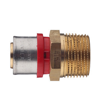 Соединитель прямой Tiemme 26(пресс) х 1 НР(ш)