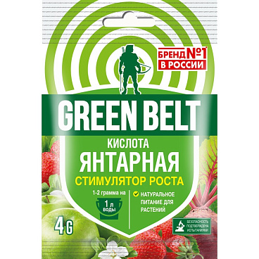 Регулятор роста для растений Янтарная кислота Green Belt 4 г