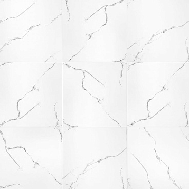 Керамогранит Grasaro Softmarble белый 600х600х9 мм (5 шт.=1,8 кв.м)