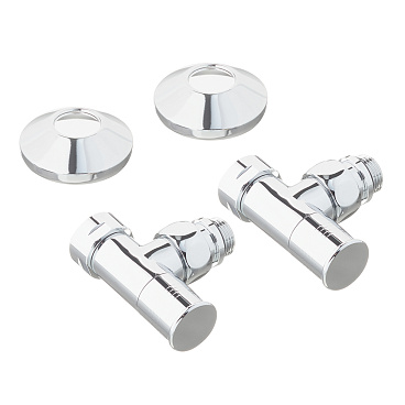 Комплект установочный для полотенцесушителя Лесенка Люкс 2 хром (2 шт.)