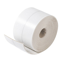 Лента бордюрная для ванны самоклеящаяся 60х3350 белая Аккурат