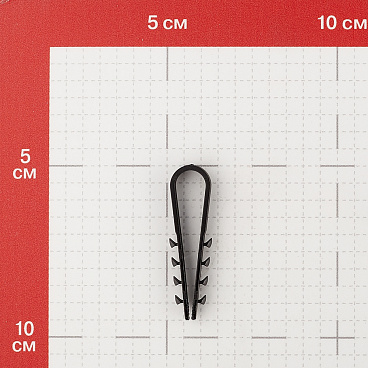 Дюбель-хомут для круглого кабеля Navigator 5-10 мм черный (50 шт.) (142088)