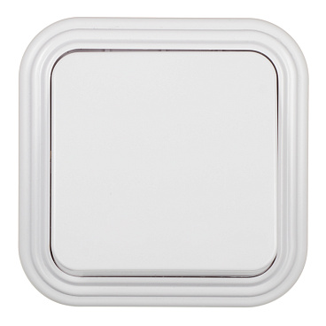 Выключатель Svet одноклавишный накладной белый (0603-00011)