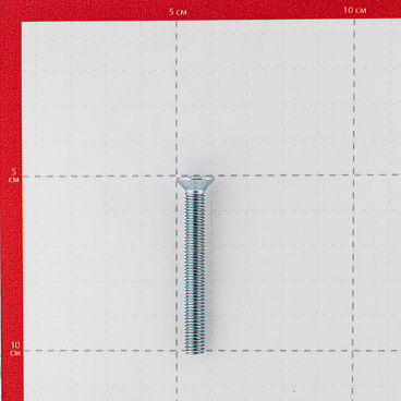 Винт оцинкованный M6x50 мм DIN 965 потайная головка (1 кг)
