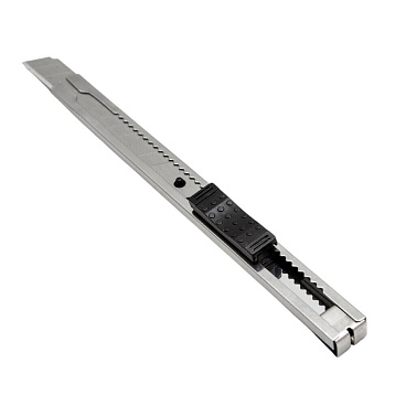 Нож строительный Vira 9 мм с сегментированным лезвием стальной корпус с винтовым фиксатором