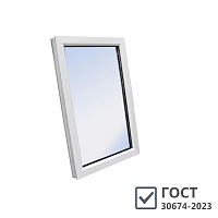 Пластиковое окно VEKA WHS Halo 60 1160х1000 мм 1 створка глухая однокамерное