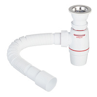 Сифон для мойки Wirquin Neo Air System 1 1/2х40 мм с выпуском d70 мм с соединением 40/50 мм (30987083)