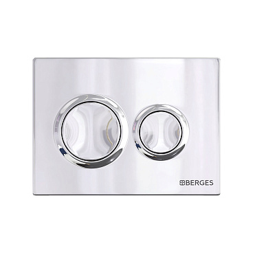Клавиша смыва для инсталляций Berges Balance BO хром глянцевый (041463)