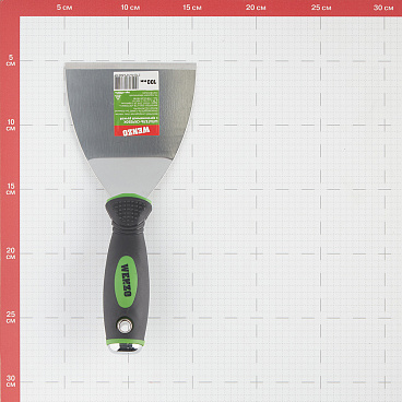 Шпатель-скребок Wenzo 100 мм с эргономичной ручкой (678516)