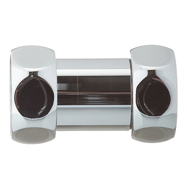 Соединитель прямой для полотенцесушителя 1 ВР(г) х 1 ВР(г) хром (2 шт.)