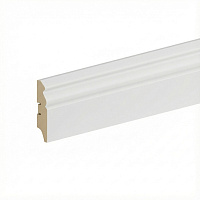 Плинтус МДФ Stella белый 70х16х2000 мм