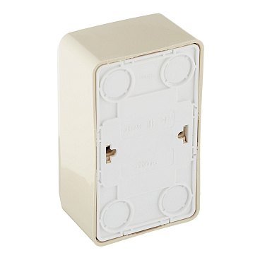 Розетка Systeme Electric Этюд накладная кремовая (PA16-007K)