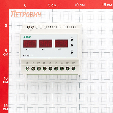 Переключатель фаз F&F PF-451-1 автоматический 63 А (EA04.005.005)